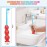 PRASBURR Kids Toothbrush - Soft Bristles with Suction Cup for Easy Storage, Toddler Toothbrush Age 2-4 and Older, Pack of 4