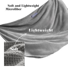 MABAO Microfiber Hair Towel Wrap for Women, Quick Dry Hair Turban Towel with Elastic Band, Microfiber Plopping Towel for Curly Hair, Stocking Stuffers for Women(Gray)