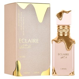 Lattafa Eclaire - Vanilla, Caramel, Sweet, Floral - Eau de Parfum Long-Lasting Fragrance for Women, 3.40 Ounce / 100 ml Lattafa Eclaire - Vanilla, Caramel, Sweet, Floral - Eau de Parfum Long-Lasting Fragrance for Women, 3.40 Ounce / 100 ml