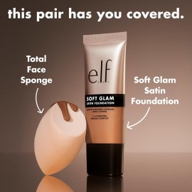 e.l.f. Soft Glam Foundation, Medium Coverage, Long-Lasting & Buildable Foundation For A Smooth, Satin Finish, Vegan & Cruelty-Free, 10 Fair Cool e.l.f. Soft Glam Foundation, Medium Coverage, Long-Lasting & Buildable Foundation For A Smooth, Satin Finish, Vegan & Cruelty-Free, 10 Fair Cool