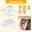Rindion 40 Pack Corner Protector Baby, 2 Shapes Baby Proof Corners and Edges, Clear Table Corner Covers Baby, Baby Corner Protector Guards, Corner Guards for Table Edges & Sharp Corners
