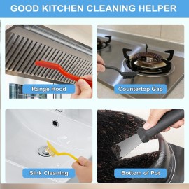 Dfacio 11Pcs Crevice Cleaning Brush Set, Hard Bristle Cleaning Supplies for Kitchen, Bathroom, Corner, Grout, Sink, Cup, Teapot, Bottle, Blender Dfacio 11Pcs Crevice Cleaning Brush Set, Hard Bristle Cleaning Supplies for Kitchen, Bathroom, Corner, Grout, Sink, Cup, Teapot, Bottle, Blender