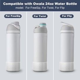 Silicone Boot for Owala Water Bottle 24 oz, Anti-Slip Protective Sleeve for FreeSip/Twist/Flip Stainless Steel Water Bottles Accessories Silicone Boot for Owala Water Bottle 24 oz, Anti-Slip Protective Sleeve for FreeSip/Twist/Flip Stainless Steel Water Bottles Accessories
