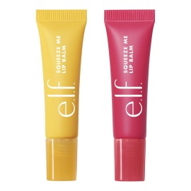 e.l.f. Squeeze Me More Lip Balm Duo, Moisturizing Balm For A Sheer Tint Of Color, Made With Hyaluronic Acid, Vegan & Cruelty-Free, Mango & Watermelon e.l.f. Squeeze Me More Lip Balm Duo, Moisturizing Balm For A Sheer Tint Of Color, Made With Hyaluronic Acid, Vegan & Cruelty-Free, Mango & Watermelon