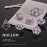 DND Dice, HNCCESG Purple White Dragon Hollow Metal Polyhedral Dice Set for Dungeons and Dragons Dice RPG MTG Table Board Games (Purple White Dragon)