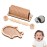 4 Pieces Busy Board DIY Parts - DIY Materials for Parents - Sensory Board Accessories -Wheels-Flip Sequin Fish-Wooden Roller-Beads - Montessori Educational Items