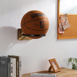 4 Pcs Wall Mount Basketball Holder with Wooden Base, Ball Storage Holders Display Rack for Autograph Basketball, Football, Soccer, Volleyball Collection, Sports Accessories Organizer for Player Fans 4 Pcs Wall Mount Basketball Holder with Wooden Base, Ball Storage Holders Display Rack for Autograph Basketball, Football, Soccer, Volleyball Collection, Sports Accessories Organizer for Player Fans