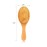 AYCBNB Bamboo Hair Brush for Hair Growth, Detangler Hairbrush with Natural Bamboo Bristles, Wooden Paddle Brush for Scalp Massage, All Hair Types, for Women, Men, and Kids