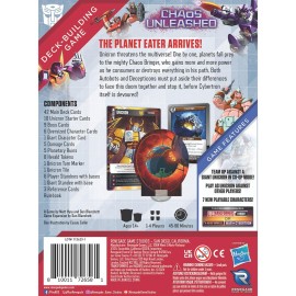 Renegade Game Studios: Transformers: Deck-Building Game: Chaos Unleashed - Expansion, New Characters, 2 Modes of Play, Ages 14+, 1-4 Players, 90 Min