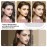 DESCHEN Rechargeable Travel Makeup Vanity Mirror with Lights and Magnification, Portable 1X/10X Magnifying Mirror with 3 Color Light, Lighted Makeup Mirror with Magnification, Folding LED Desk Mirror