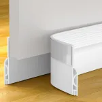 Door Draft Stopper, Door Sweep for Bottom of Door, Weather Stripping Door Seal, Under Door Gap Filler, Under Door Draft Blocker Soundproof/Insulator, Door stoppers (White, 78)