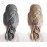 MABAO 2 Pack Microfiber Hair Towel Wrap for Women, Quick Dry Hair Turban Towel with Elastic Band, Microfiber Plopping Towel for Curly Hair, Stocking Stuffers for Women (Gray, Camel)