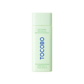 TOCOBO Cica Calming Sun Serum SPF50 PA++++ 50 ml 1.69 fl. oz - Fermented Cica Complax, Cape Aloe Leaf Extract, Soothing Overheated Skin, Reduces Skin Tempetature TOCOBO Cica Calming Sun Serum SPF50 PA++++ 50 ml 1.69 fl. oz - Fermented Cica Complax, Cape Aloe Leaf Extract, Soothing Overheated Skin, Reduces Skin Tempetature