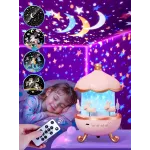 Night Light for Kids, 21 Colors+15 Films+360 Star Lights for Ceiling Projector, Remote+10 Music Star Projector for Kids Night Light Projector, Star Night Light Projector, Cute Toys for Girls Age 1-9