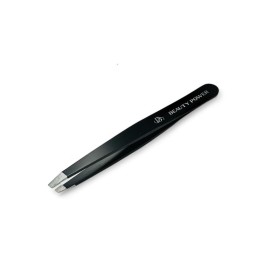 Beauty Power Professional Tweezers - Slant, Durable Lightweight German Stainless Steel, Ultra Precision Tweezers for Eyebrows, Facial Hair, Chin, and Ingrown Hair Removal - Gift (Matte Black) Beauty Power Professional Tweezers - Slant, Durable Lightweight German Stainless Steel, Ultra Precision Tweezers for Eyebrows, Facial Hair, Chin, and Ingrown Hair Removal - Gift (Matte Black)