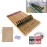 Horse Race Board Game, Horse Racing Game with 11 Luxury Metal Horses, 4 Dice, 2 Boxes of Cards, and Thickened Wood Horse Race Game Board