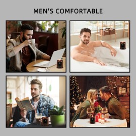 Scented Candles Set, Men Candle Set, 4 Pack Candles Gifts for Men, Soy Candle Scents of Vintage Oak/Magnolia & Sandalwood/Moroccan Amber/Lemon Eucalyptus Scented Candles Set, Men Candle Set, 4 Pack Candles Gifts for Men, Soy Candle Scents of Vintage Oak/Magnolia & Sandalwood/Moroccan Amber/Lemon Eucalyptus