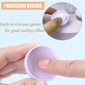 5 Pcs 10ml Small Travel Containers - Convenient Travel Jars for Creams, Travel Lotion Container, Travel Makeup Containers Essential Compact Size for Traveling 5 Pcs 10ml Small Travel Containers - Convenient Travel Jars for Creams, Travel Lotion Container, Travel Makeup Containers Essential Compact Size for Traveling