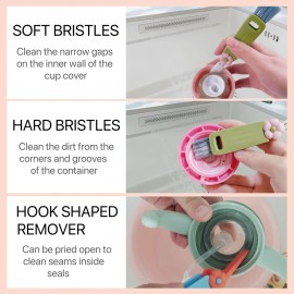 3 in 1 Cup Lid Cleaning Brush, Multifunctional Bottle Cleaning Brush, 2024 New Water Bottle Cleaner Brush, Portable Cup Lid Gap Cleaner, Home Kitchen Crevice Brush Tools (3 PCS) 3 in 1 Cup Lid Cleaning Brush, Multifunctional Bottle Cleaning Brush, 2024 New Water Bottle Cleaner Brush, Portable Cup Lid Gap Cleaner, Home Kitchen Crevice Brush Tools (3 PCS)