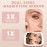 Rechargeable Travel Mirror with Lights 3 Color Modes,1X/3X Magnification Mini Led Compact Makeup Mirror for Purse, Travel Essentials Gifts Stocking Stuffers for Girls Women - Pink