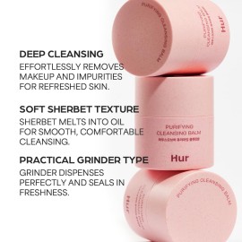 House of Hur Purifying Cleansing Balm with Wild Strawberry & Cherry Extracts, Deep Cleanse & Refreshing Korean Skincare, 50ml House of Hur Purifying Cleansing Balm with Wild Strawberry & Cherry Extracts, Deep Cleanse & Refreshing Korean Skincare, 50ml