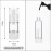 IFDGCTK 0.5OZ/15ML Clear Airless Pump Bottles, Lotion Dispenser Travel with Pump, Vacuum Plastic Travel Size Lotion Bottle for Foundation, Creams, Cosmetic(3 Pack)