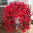 Artificial Faux Bougainvillea Flowers Plants for Outdoor Outside Summer Decoration, 2 PCS Fake Silk UV Resistant Look Real Long Trailing Vines for Front Door Porch Planter Urn Patio Balcony, Red