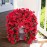 Artificial Faux Bougainvillea Flowers Plants for Outdoor Outside Summer Decoration, 2 PCS Fake Silk UV Resistant Look Real Long Trailing Vines for Front Door Porch Planter Urn Patio Balcony, Red