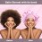 2Pcs Satin Silk Hair Bonnet for Sleeping Women,Large Bonnets with Elastic Wide Tie Band Silk Sleep Cap,Hair Wrap Night Cap with Adjustable Straps for Black Women Curly Hair Jumbo Bonnet Braid - Pink
