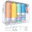 Vipop 20 Pack Travel Bottles for Toiletries,TSA Approved Silicone Travel size Toiletries,Leak Proof Travel Containers for Toiletries,Travel Bottles for Shampoo Conditioner Lotion (Flamingo)