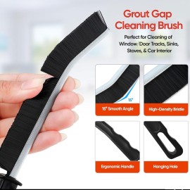 Crevice Cleaning Brush,Multifunctional Cleaning Brush Tool, Bathroom Gap Brush, Small Cleaning Brush, Grout Brush, Kitchen Brush, Cleaning Tools for Toilet, Bathroom, Home, Bathtub, Sink, Household Crevice Cleaning Brush,Multifunctional Cleaning Brush Tool, Bathroom Gap Brush, Small Cleaning Brush, Grout Brush, Kitchen Brush, Cleaning Tools for Toilet, Bathroom, Home, Bathtub, Sink, Household