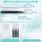 Lezmarket 300PCS Interdental Brushes for Braces, Soft and Bendable Dental Brush for Orthodontic Braces, Braces Cleaner Brush Tooth Pick Teeth Flossers Brushes for Teeth (White and Black)