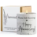 Anniversary Candle - Aniversario Gifts for Men, Women & Couples - Romantic Gifts for Him, Her - 6oz