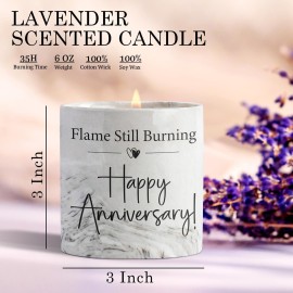Anniversary Candle - Aniversario Gifts for Men, Women & Couples - Romantic Gifts for Him, Her - 6oz Anniversary Candle - Aniversario Gifts for Men, Women & Couples - Romantic Gifts for Him, Her - 6oz