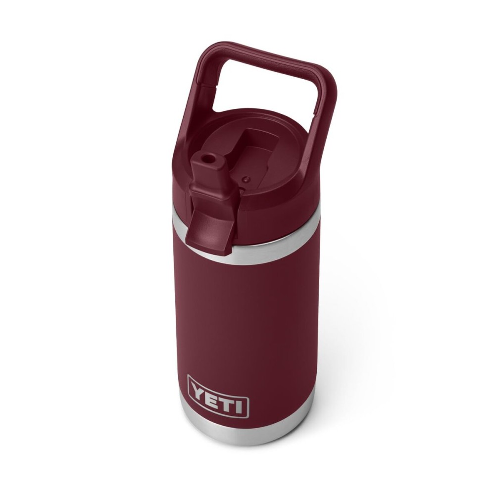 YETI Rambler Jr. 12 oz Kids Bottle, with Straw Cap, Wild Vine Red YETI Rambler Jr. 12 oz Kids Bottle, with Straw Cap, Wild Vine Red