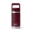 YETI Rambler Jr. 12 oz Kids Bottle, with Straw Cap, Wild Vine Red