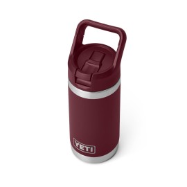 YETI Rambler Jr. 12 oz Kids Bottle, with Straw Cap, Wild Vine Red YETI Rambler Jr. 12 oz Kids Bottle, with Straw Cap, Wild Vine Red