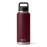 YETI Rambler 46 oz Bottle, Leakproof, Vacuum Insulated, Stainless Steel with Chug Cap,Wild Vine Red