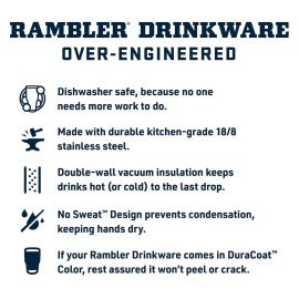 YETI Rambler 46 oz Bottle, Leakproof, Vacuum Insulated, Stainless Steel with Chug Cap,Wild Vine Red YETI Rambler 46 oz Bottle, Leakproof, Vacuum Insulated, Stainless Steel with Chug Cap,Wild Vine Red