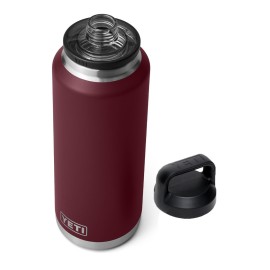 YETI Rambler 46 oz Bottle, Leakproof, Vacuum Insulated, Stainless Steel with Chug Cap,Wild Vine Red YETI Rambler 46 oz Bottle, Leakproof, Vacuum Insulated, Stainless Steel with Chug Cap,Wild Vine Red