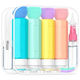 Redfly 17PCS Travel Bottles for Toiletries, TSA Approved Travel Size Containers, Leak Proof Travel Containers for Toiletries, Silicone Travel Kit for Shampoo, Conditioner, Lotion & Creams Colorful Redfly 17PCS Travel Bottles for Toiletries, TSA Approved Travel Size Containers, Leak Proof Travel Containers for Toiletries, Silicone Travel Kit for Shampoo, Conditioner, Lotion & Creams Colorful