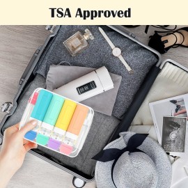 Redfly 17PCS Travel Bottles for Toiletries, TSA Approved Travel Size Containers, Leak Proof Travel Containers for Toiletries, Silicone Travel Kit for Shampoo, Conditioner, Lotion & Creams Colorful Redfly 17PCS Travel Bottles for Toiletries, TSA Approved Travel Size Containers, Leak Proof Travel Containers for Toiletries, Silicone Travel Kit for Shampoo, Conditioner, Lotion & Creams Colorful