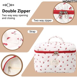 Makeup Bag, Quilted Makeup Bag,Large Floral Cosmetic Bag for Women,Cotton Makeup Bag Set,Flower Travel Toiletry Bag. Makeup Bag, Quilted Makeup Bag,Large Floral Cosmetic Bag for Women,Cotton Makeup Bag Set,Flower Travel Toiletry Bag.