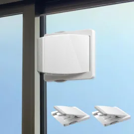 Sliding Door Lock, 2 Pack Child Safety Sliding Glass Door Lock for Sliding Glass Doors, Sliding Windows, Sliding Closet, etc. Easy to Installation Provides More Security for Your Baby and Pets