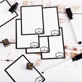 50 Pieces Reusable Dry Erase MTG Tokens with Marker Double-Sided MTG Proxy Cards for Magic The Gathering DIY Blank Card Games Accessories 50 Pieces Reusable Dry Erase MTG Tokens with Marker Double-Sided MTG Proxy Cards for Magic The Gathering DIY Blank Card Games Accessories