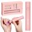 AILLSA Handheld UV Light for Gel Nails, Flash Cure LED Nail Lamp, Mini Portable Cordless for Fast Drying Home Salon (Pink)