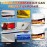 Marine Fiberglass Repair Kit for Boats, Gel Coat Repair Kit for Boats, Fiberglass Boat Repair kit, Epoxy Filler for Fiberglass Boats, Fiberglass Kit Fix Holes Chips Pits and Deep Cracks (Color Match)