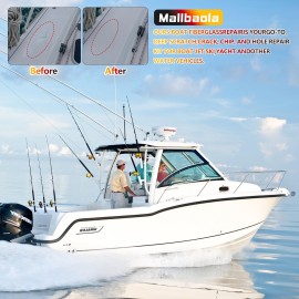 Marine Fiberglass Repair Kit for Boats, Gel Coat Repair Kit for Boats, Fiberglass Boat Repair kit, Epoxy Filler for Fiberglass Boats, Fiberglass Kit Fix Holes Chips Pits and Deep Cracks (Color Match) Marine Fiberglass Repair Kit for Boats, Gel Coat Repair Kit for Boats, Fiberglass Boat Repair kit, Epoxy Filler for Fiberglass Boats, Fiberglass Kit Fix Holes Chips Pits and Deep Cracks (Color Match)