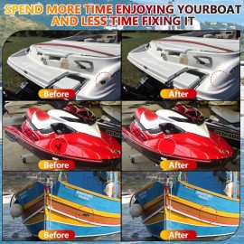 Marine Fiberglass Repair Kit for Boats, Gel Coat Repair Kit for Boats, Fiberglass Boat Repair kit, Epoxy Filler for Fiberglass Boats, Fiberglass Kit Fix Holes Chips Pits and Deep Cracks (Color Match) Marine Fiberglass Repair Kit for Boats, Gel Coat Repair Kit for Boats, Fiberglass Boat Repair kit, Epoxy Filler for Fiberglass Boats, Fiberglass Kit Fix Holes Chips Pits and Deep Cracks (Color Match)