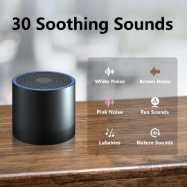 Portable Sound Machine Mini White Noise Machine with 30 Soothing Sounds for Newborn Kids Adults Rechargeable Sleep Brown Noise Machine with 4 Timers Memory Function for Travel Camping Home and Office Portable Sound Machine Mini White Noise Machine with 30 Soothing Sounds for Newborn Kids Adults Rechargeable Sleep Brown Noise Machine with 4 Timers Memory Function for Travel Camping Home and Office